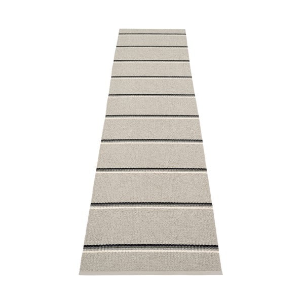 Covor tip traversă pentru interior și exterior gri/bej 70x300 cm Olle Grey Linen – Pappelina