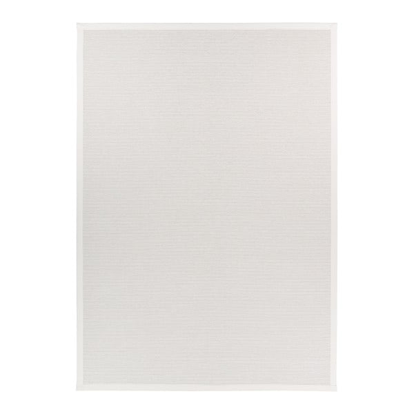 Covor reversibil cu model Narma Kalana, 140 x 200 cm, alb-image-4