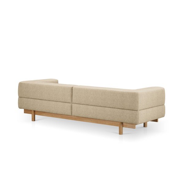 Canapea bej cu tapițerie din lână 260 cm Alchemist – EMKO-image-3