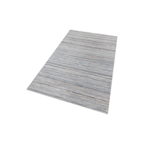 Covor potrivit și pentru exterior Lotus 120x170 cm, gri deschis, cu dungi-image-2