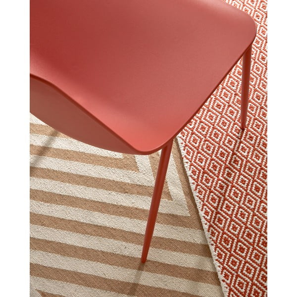 Scaun de dining Kave Home Wassu, portocaliu închis-image-4