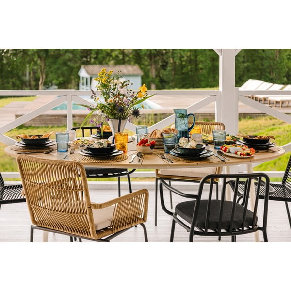 Masă de grădină cu blat artwood Bonami Selection Marienlist, 190 x 115 cm-image-1