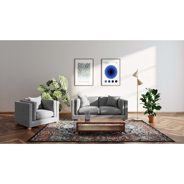 Canapea gri 195 cm Pomo – Ame Yens-image-1