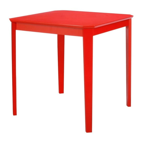 Masă dining 13Casa Kaos, 75 x 75 cm, roșu