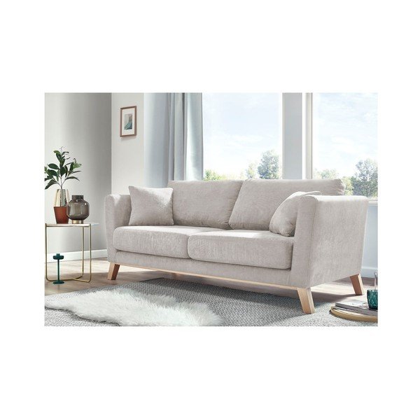 Canapea Bobochic Paris Doblo, crem deschis-image-4