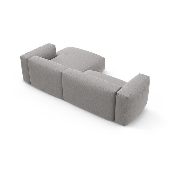 Colțar modular gri extensibil (cu colț pe partea dreaptă/cu șezlong) – Micadoni -image-4