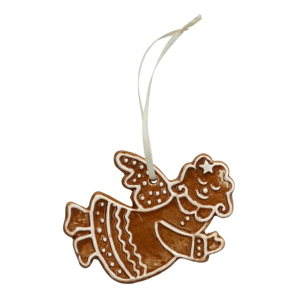 Ornament de Crăciun din ceramică 10 cm Vinterby – Dakls