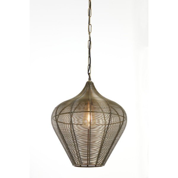 Lustră bronz din metal ø 36 cm Alvaro – Light & Living-image-1