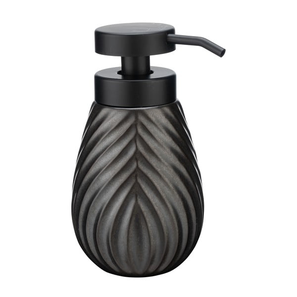 Dozator de săpun lichid gri antracit din ceramică 330 ml Idro – Wenko-image-1