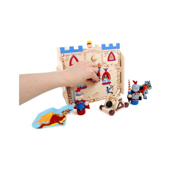 Castel și figurine din lemn Legler Knights-image-1