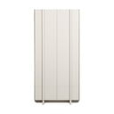 Dulap modular crem din lemn masiv de pin 101x210 cm Basu – WOOOD