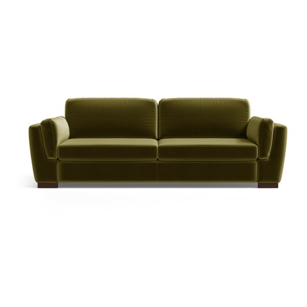 Canapea cu 3 locuri Marie Claire BREE, verde