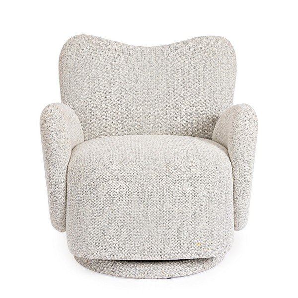 Fotoliu gri deschis pivotant Harper – Bizzotto-image-2