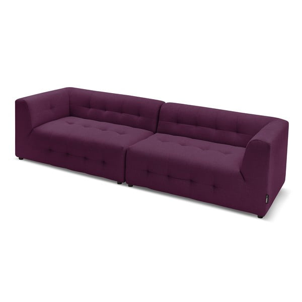 Canapea violetă 324 cm Kleber - Bobochic Paris-image-4