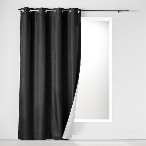 Draperie neagră termoizolantă 140x260 cm Icemount – douceur d'intérieur