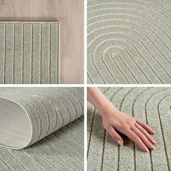Covor pentru exterior și interior verde rotund ø 160 cm Nova 1201 – Ayyildiz Carpets-image-2