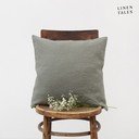 Față de pernă din in 50x50 cm Khaki – Linen Tales
