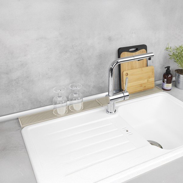 Scurgător de vase bej din plastic 42x8 cm Slim – Wenko-image-2