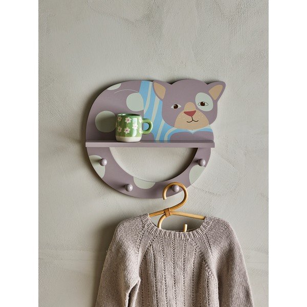 Cuier pentru copii gri pentru perete 36x31 cm Mille – Bloomingville Mini-image-2