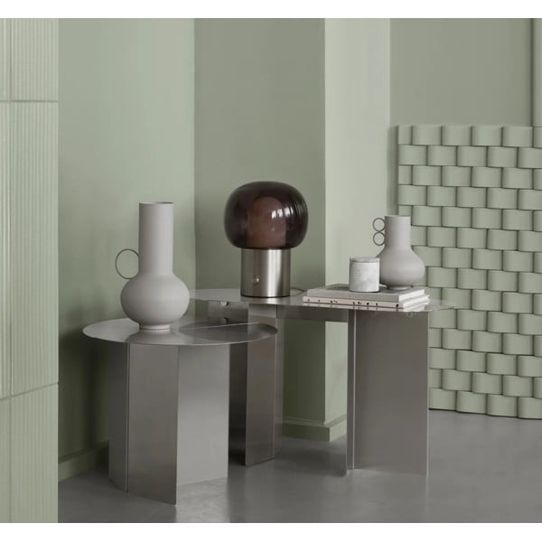 Măsuță auxiliară rotundă din oțel inoxidabil ø 35 cm Oru – Blomus-image-1