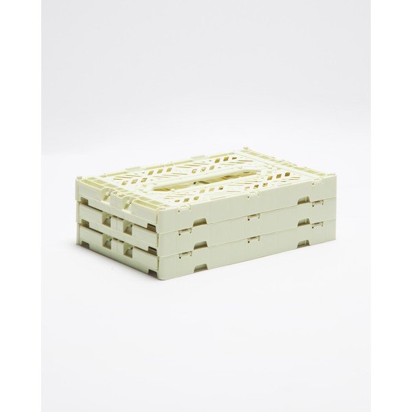 Set 3 lădițe pentru jucării Little Nice Things Caja, galben-image-2