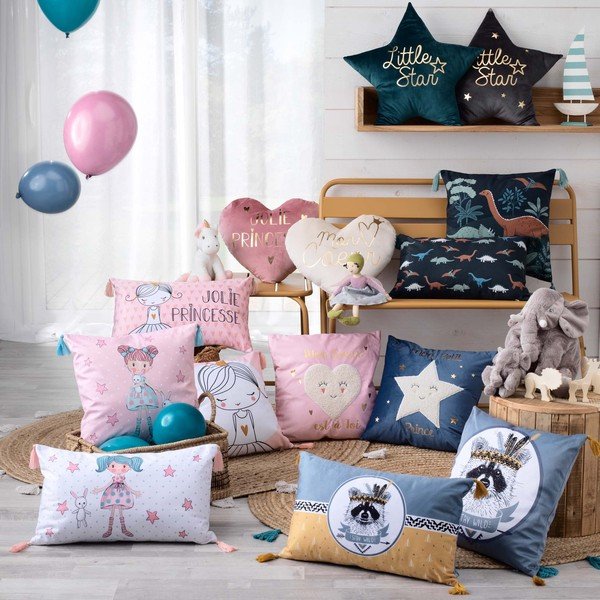 Pernă pentru copii din catifea Edelstar – douceur d'intérieur-image-1
