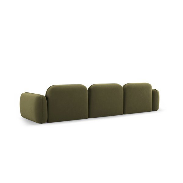 Canapea verde cu tapițerie din catifea 320 cm Audrey – Interieurs 86-image-3