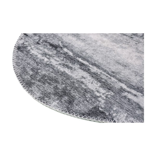 Covor gri lavabil rotund ø 100 cm – Vitaus-image-2