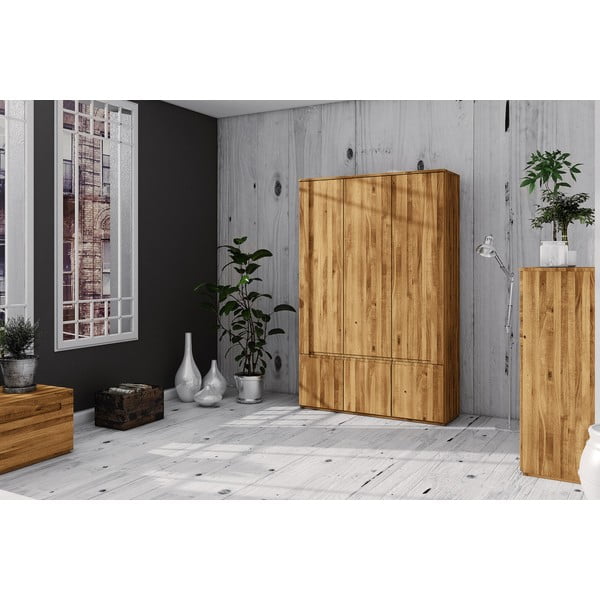 Dulap de stejar 135x206 cm Vento 3 - The Beds-image-3