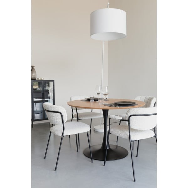 Lampadar alb cu abajur textil (înălțime 220 cm) Martine – White Label-image-2