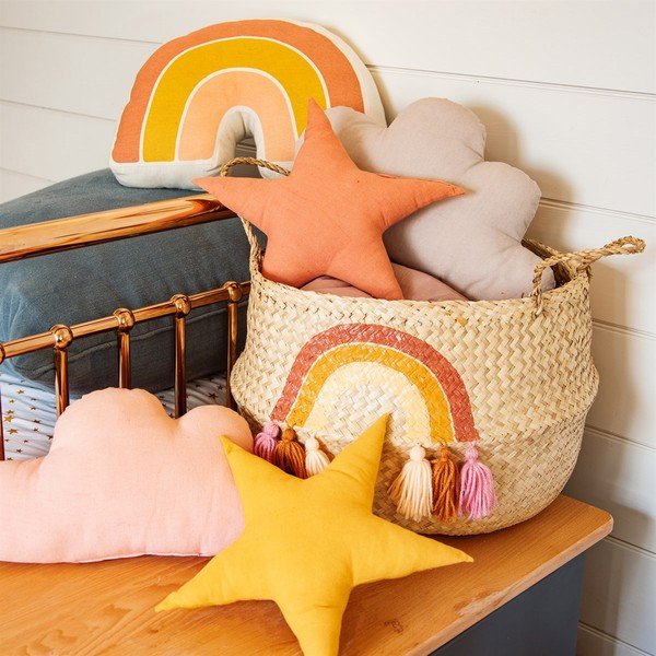 Coș din iarbă de mare Sass & Belle Earth Rainbow, ø 40 cm-image-1