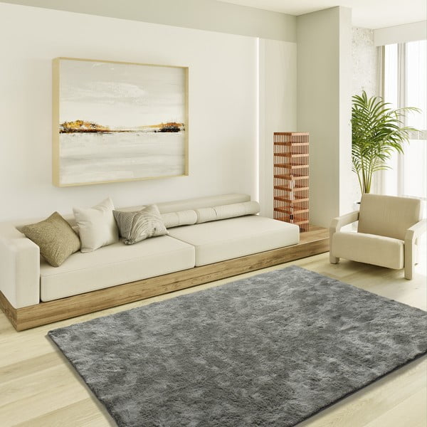 Covor gri antracit 80x150 cm Roma – Universal-image-1