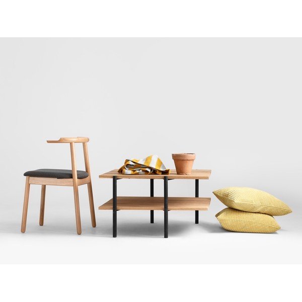 Măsuță de cafea cu aspect de stejar 80x85 cm Rave - CustomForm-image-3