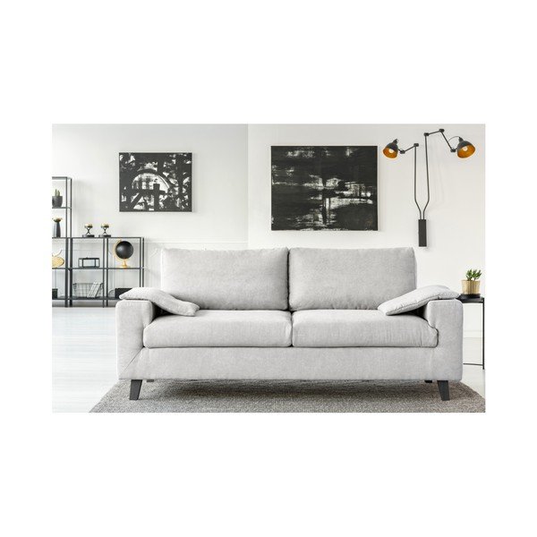 Canapea cu 3 locuri Cosmopolitan desing Munich, gri deschis-image-3
