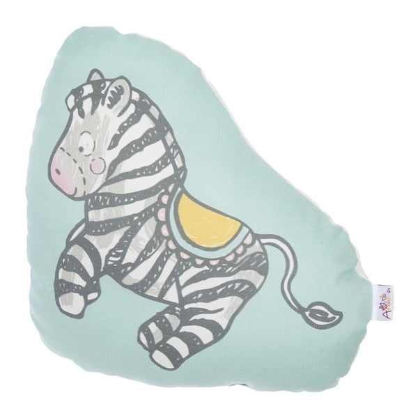 Pernă din amestec de bumbac pentru copii Mike & Co. NEW YORK Pillow Toy Zebra, 28 x 29 cm