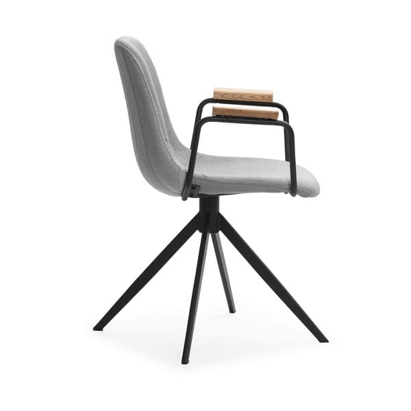 Scaune de dining gri-deschis 2 buc. Tali – Marckeric-image-3