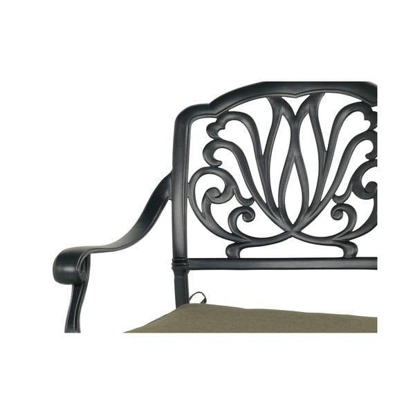 Bancă de grădină bronz din metal Amalfi – Hartman-image-2