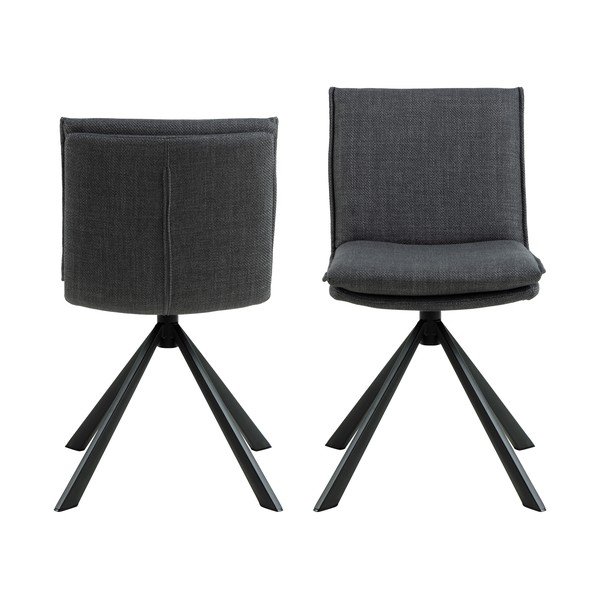 Scaun de dining gri închis Flynn – Actona-image-3