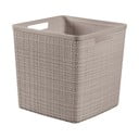 Coș de depozitare de depozitare din plastic 28x28x27 cm Jute – Curver