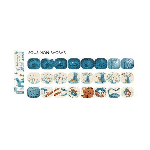 Lanternă - proiector Moulin Roty „Animale sub baobab”-image-1