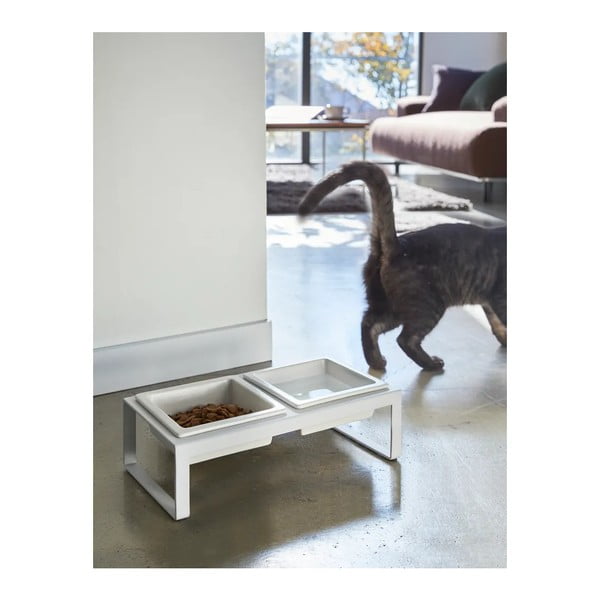 Set de bol și litieră pentru animale de companie Tower – YAMAZAKI-image-2