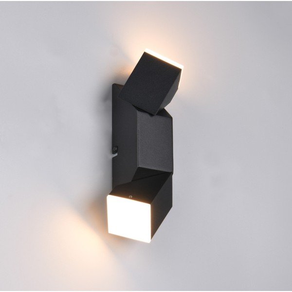 Aplică de perete negru-mat LED Raglan – Trio-image-1