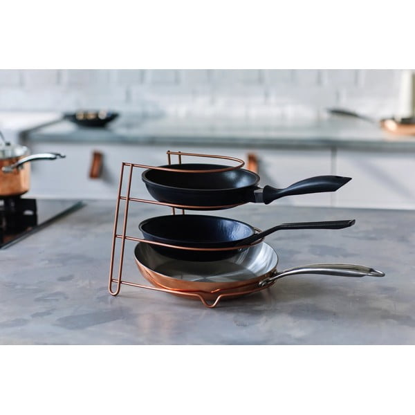 Suport pentru tigăi Metaltex, arămiu-image-1