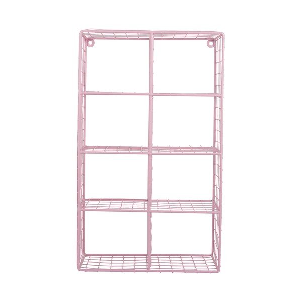 Raft roz deschis etajat din oțel 30 cm Reja – PT LIVING