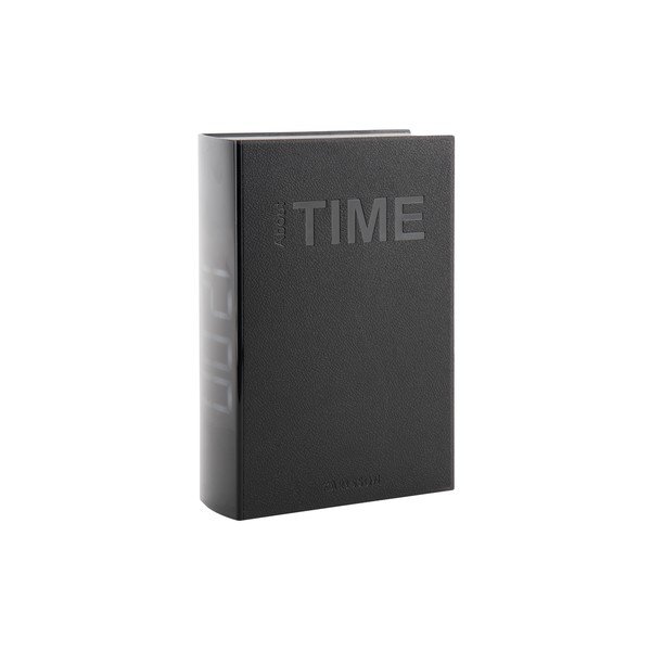 Ceas cu alarmă și LED Karlsson Book, negru-image-2