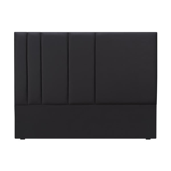 Tăblie pat Mazzini Sofas Dahlia, 120 x 200 cm, negru