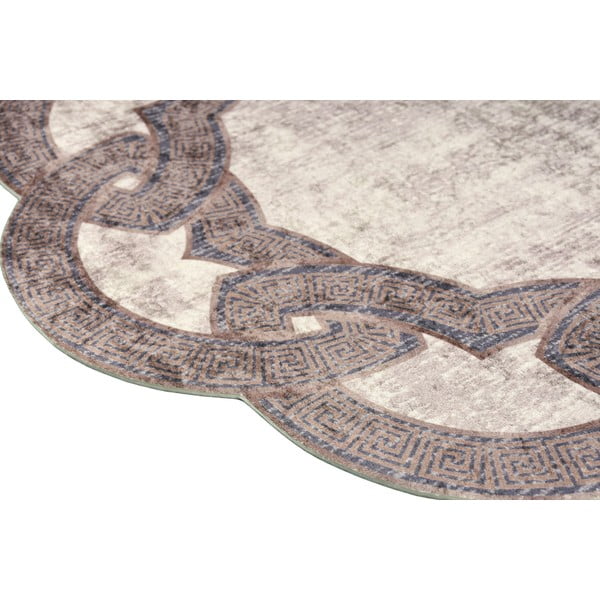 Covor rotund bej ø 160 cm - Vitaus-image-2