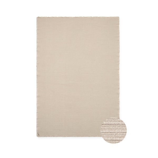 Covor crem țesut manual din bumbac 170x240 cm Handloom – Lorena Canals