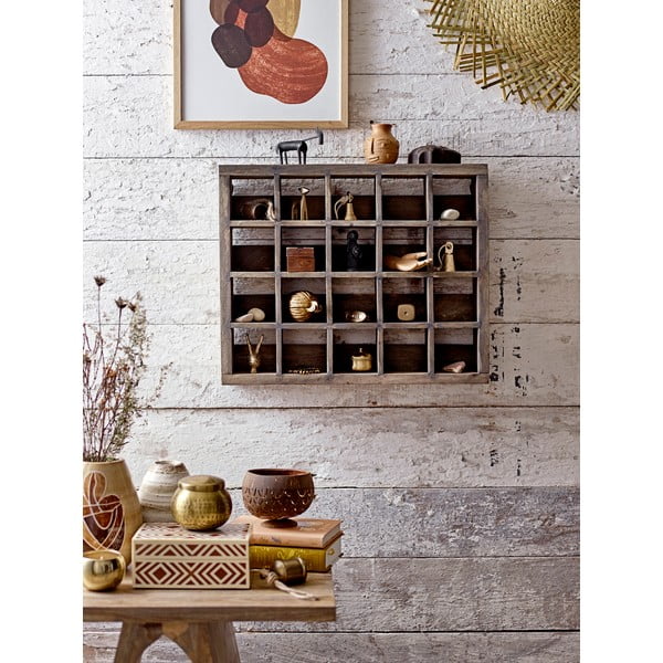 Cutie de depozitare maro din lemn decorativă 6,5x4,5x4 cm Cemile – Bloomingville-image-3