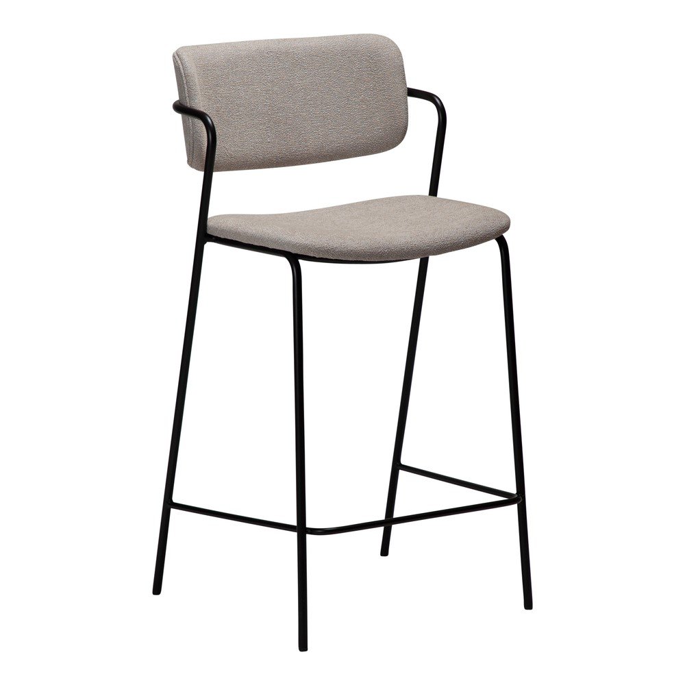 Scaun de bar bej (înălțime șezut 67,5 cm) Zed – DAN-FORM Denmark